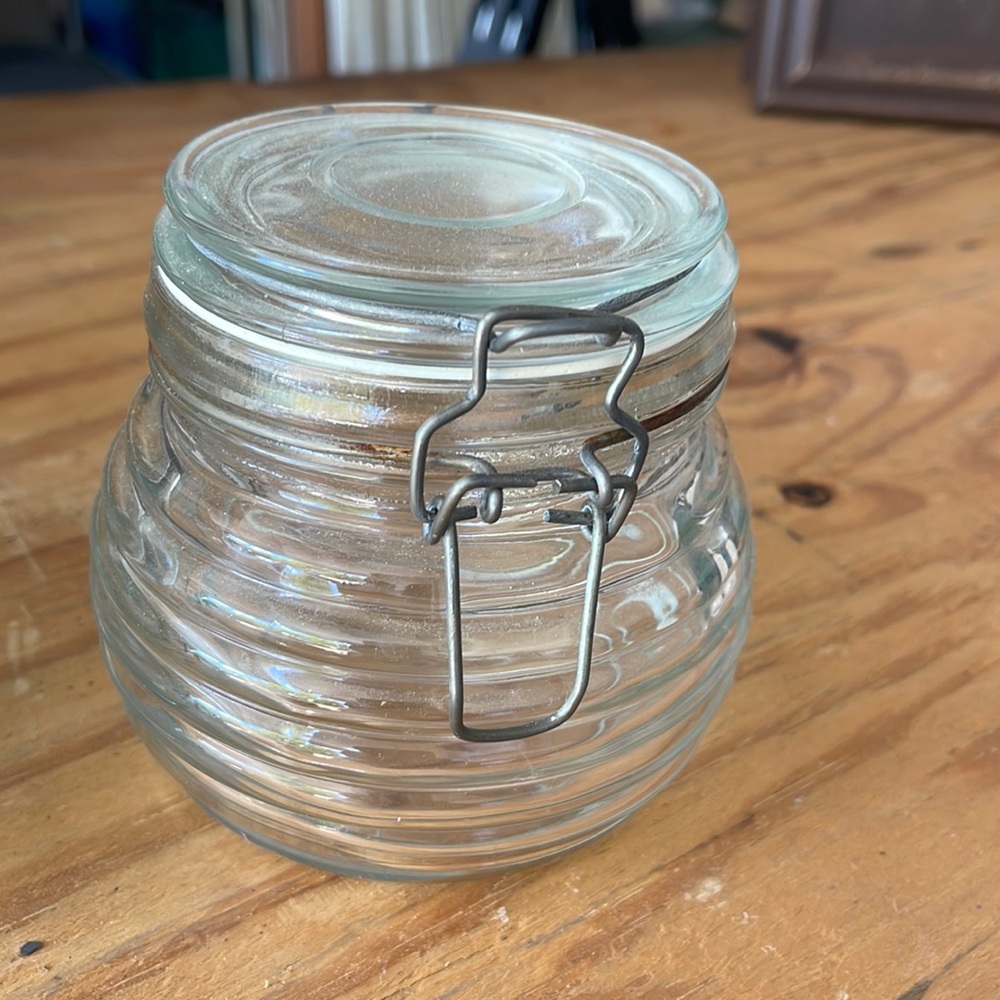 Glass hermes jars